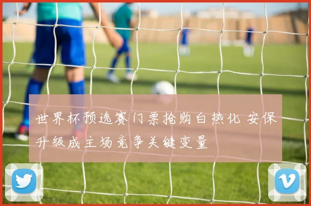 世界杯预选赛门票抢购白热化 安保升级成主场竞争关键变量 - 懂球帝推荐